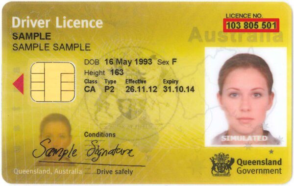 Australian Drivers License