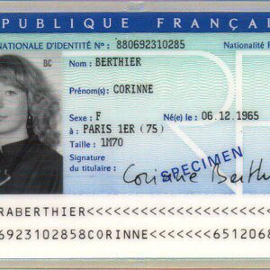 France National Identity Card