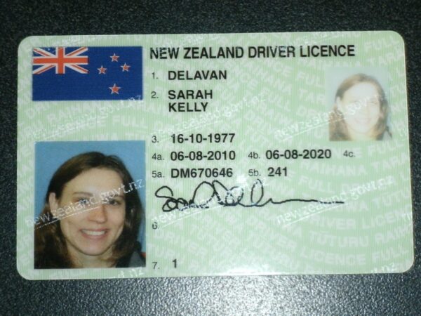 New Zealand Drivers License
